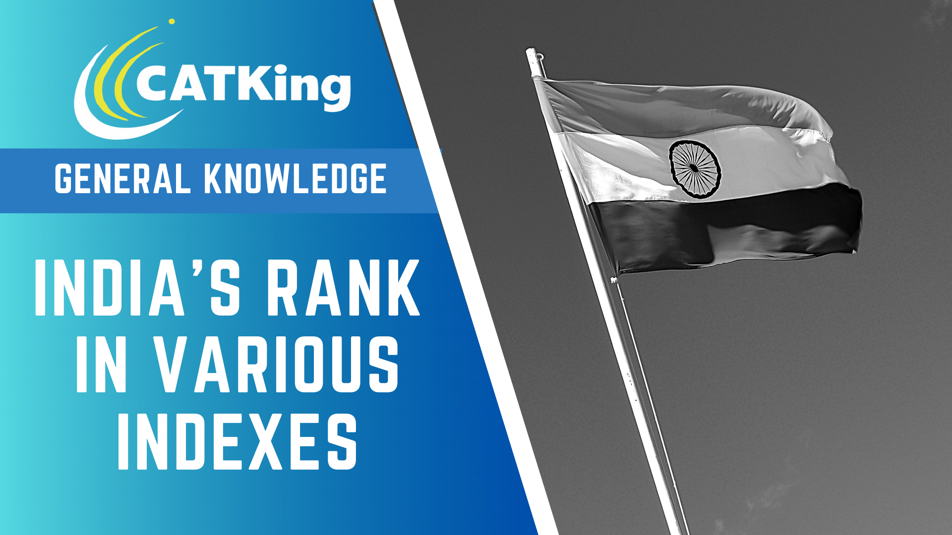 catking cover india's ranking in indexes