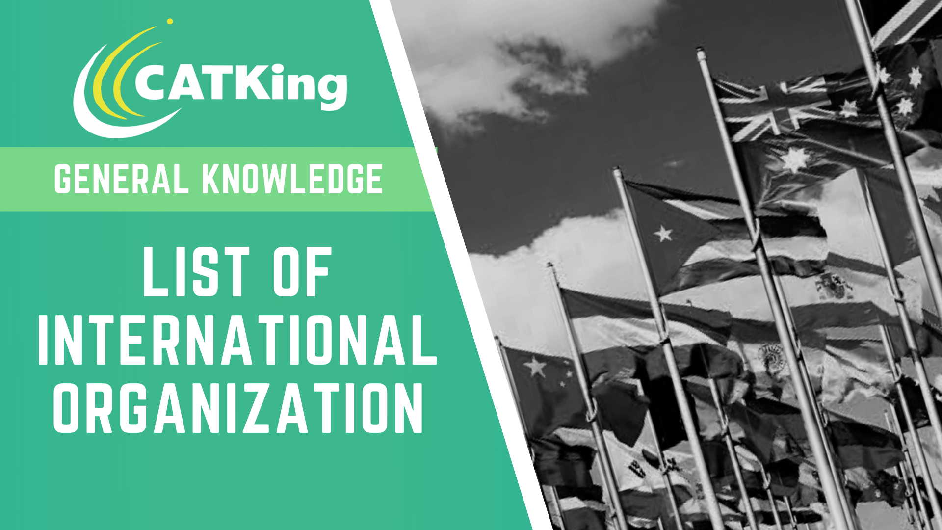 catking list of international organisation gk