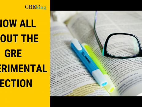 Know All About the GRE Experimental Section