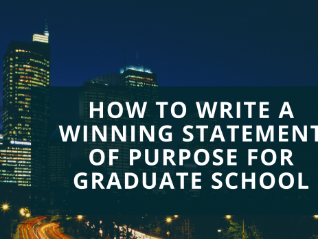 How to Write a Winning Statement of Purpose for Graduate School (SOP)